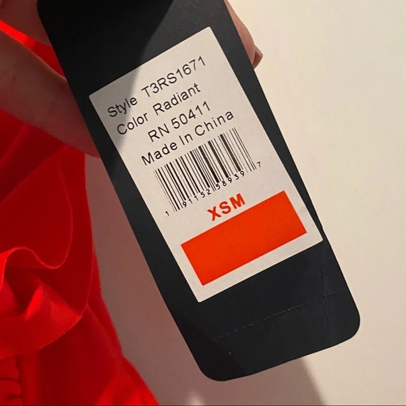 Rachel Roy Red Ruffle One Piece Swim - Picture 7 of 8